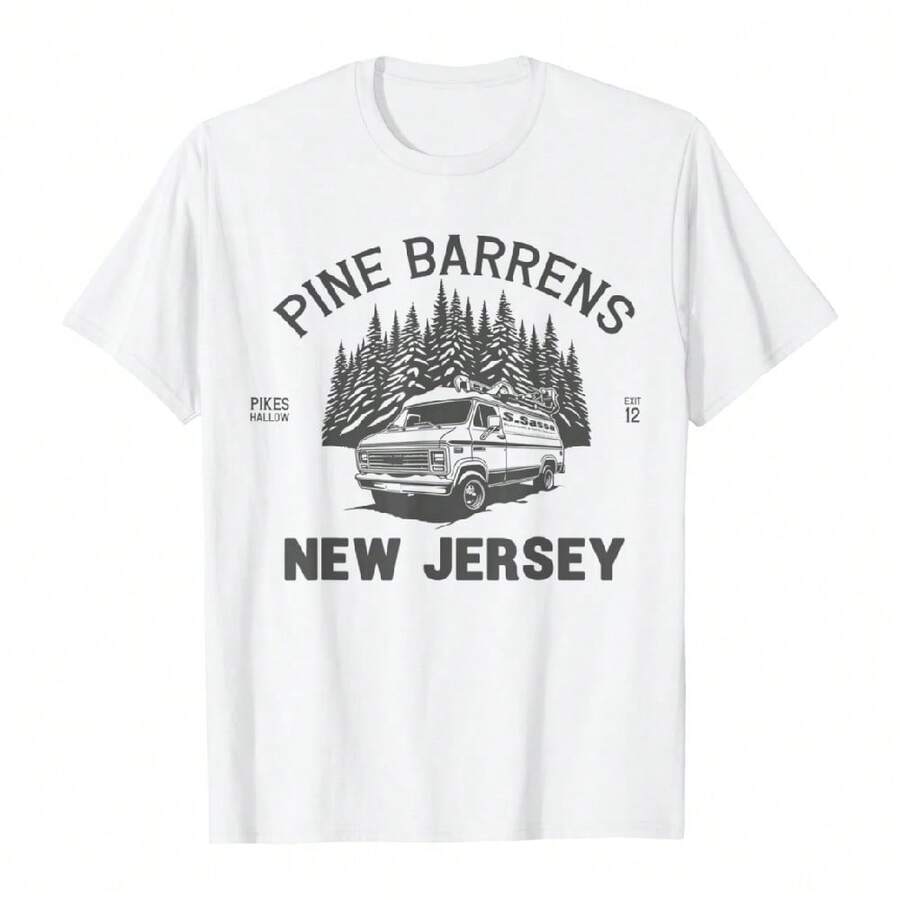 Pine Barrens Exit 12 T-Shirt - White - View 1