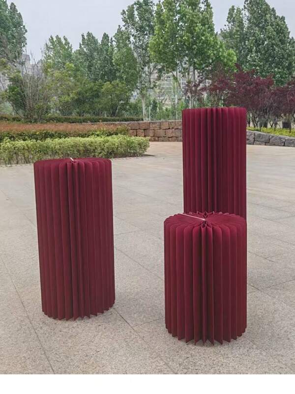 Multiple-Use Reusable 3D Origami Decorative Pieces For Dessert Table, Wedding, Birthday Party Backdrops And Display. Made Of Thick Paper. Each Piece Can Hold Up To 30kg. Convenient Storage And Assembly. Free Acrylic Board For Window Display.
