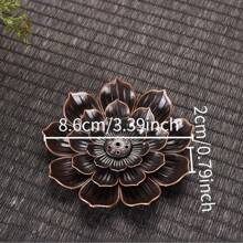 1PC Ebony Circular Home Aromatherapy Stove Suitable For Hydrotherapy, Yoga And Meditation, Home Decoration And Unique Gift Ideas, Incense Burner Rack, Room Decoration, Creative Incense Burner Plate