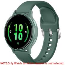 20mm Silicone Band Compatible With Garmin Vivoactive 6/Vivoactive 5/ Vivoactive 3 Watch Bands/Venu/Venu 2 Plus/Venu Sq/Galaxy Watch 7 6 5 4 40mm 44mm/Watch 4/6 Classic 42mm 46mm 43mm 47mm For Women Men, Soft Sport Replacement Strap For Forerunner 645/245/Galaxy Watch 5 Pro 45mm/Active 2 Watch/Watch 3 41mm