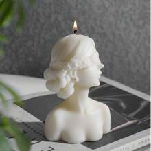 Decorative Scented Candles, Soy Wax Vegan Candles, Cute Decorative Candles, White Candles Cake Candles Handmade Aesthetic Candles, Suitable For Home Decor Bedroom Bathroom Wedding