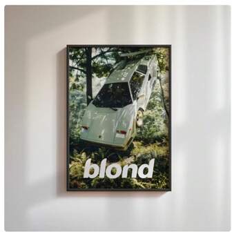 1 st väggkonst canvastavla Blond Frank Music Ocean Poster Musikaffisch Filmaffisch Konstaffisch En idealisk present som glädjer hjärtat Canvastavla Dekoration för hempresenter, vardagsrum, badrum, sovrum, kök (utan ram)
