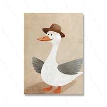 Plakat do pokoju dziecięcego Dżungla Boho Cartoon Cute Wall Art Prints Baby Kids Animal Prints Pokój dziecięcy Sypialnia Dekoracja Opcjonalna Rama