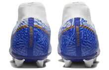 Zoom Mercurial Superfly 9 Academy AG Azulejo White Concord Medium-Blue Metallic-Copper Sneakers Men DV8187-182 - Multicolor - View 5