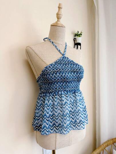 Camiseta de chica estampado de atar al cuello ,tejido fresquito nueva colección de verano .talla única S/M . entrega estimada 1-3dias laborable (península)