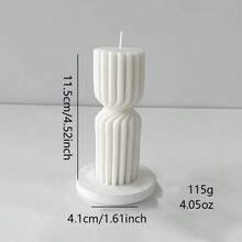1 件条纹柱状蜡烛、家居装饰香薰蜡烛和家居香水装饰品