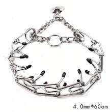 Dog Training Prong Pinch Adjustable Metal Steel Chain Choke Spike Collar 60CM - 1086358 - View 10