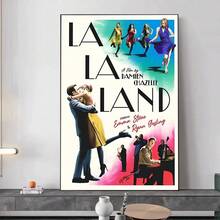 Tranh in và áp phích phim ca nhạc La La Land Tranh vải Quán cà phê Áp phích Trang trí tường Phòng Khung tùy chọn - Nhiều màu - Xem 25
