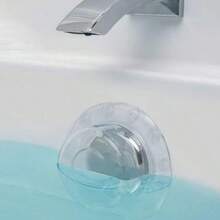 1pc Bathroom Tub Overflow Drain Plug, Drain Stopper For Bathtub Drain Back To School - Transparent - View 8