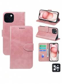 1 Stück PU Brieftaschen-Handyhülle mit Magnetverschluss kompatibel mit iPhone 14/14 Pro/14 Pro Max RFID-blockierend 4 Kartenfächer, Handgelenkschlaufe, stoßfest, schützende Ständer-Soft-Leder-Folio-Flip-Handyhülle