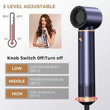 UKLISS Cepillo secador antiencrespamiento de 110.000 RPM + rizador automático + cepillo alisador + peine voluminizador: Set profesional de cuidado capilar Air-Styling 5 en 1, 6 herramientas en 1 para un peinado sin esfuerzo, regalo de Navidad perfecto. - Enchufe EU Tipo C(220-240V) - Ver 6