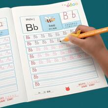 A 32 Page English Letter Practice Notebook For Learning English Letters, Used To Copy Calligraphy In English Fonts,School Supplies,Back To School