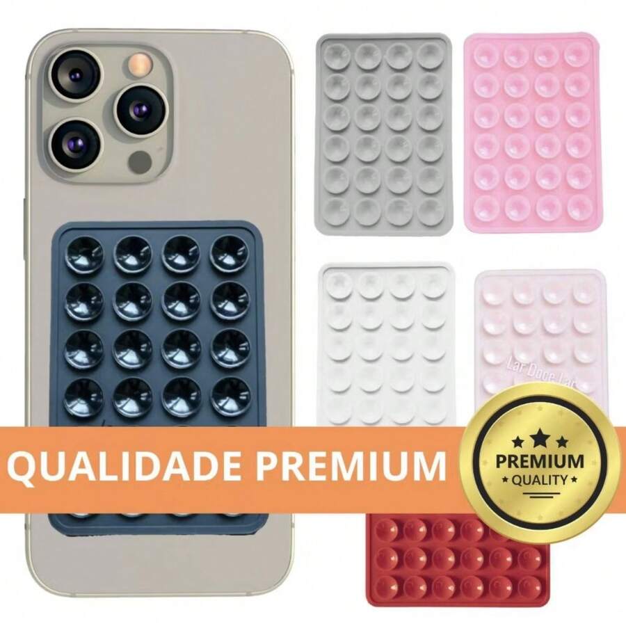 2/3 Units Kit Premium Suction Cup Adhesive Cell Phone Holder - Màu xanh hải quân - Xem 1