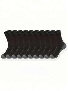 60pcs/50pcs Comfortable Sports Round Neck Tennis Socks For Men, Suitable For Outdoor And Casual Wear, All Season, White Antibacterial Odor-Resistant Moisture-Wicking Athletic Socks, Thick And Comfortable For Daily Wear, Couples Casual Socks, Cute Socks, Girls Socks, Autumn/Winter & Spring/Autumn, Mesh Detail, Guiding Hole Design, Moisture Absorption And Perspiration, Soft And Smooth, Suitable For Various Holidays, Sports, Leisure, Business And Daily Wear, Can Be Worn All Year Round, 40pcs/30pcs/24pcs/20pcs/16pcs/12pcs/10pcs/8pcs/6pcs/4pcs/2pcs