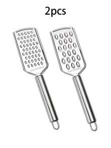 1件/2件不锈钢多功能切片机、萝卜切片机、土豆切片机、蔬菜切片机、刮刀、柠檬切片机、奶酪磨碎机、奶酪切片机、多功能不锈钢蒜切片机、姜切碎机、奶酪切片机、手动姜切片机 - 銀色 - 查看 14