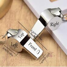 Silbato grabado personalizado, regalo deportivo personalizado adecuado para entrenadores de fútbol, baloncesto, voleibol y béisbol, regalo del Día del Maestro, regalo del Día del Padre, multifuncional, duradero, decorativo, reutilizable, exquisito, de moda, de alta calidad, colorido, moderno, personalizado, único, regalo ideal para él, regalo ideal para ella, decoración navideña, regalo de inauguración de la casa - Multicolor - Ver 7