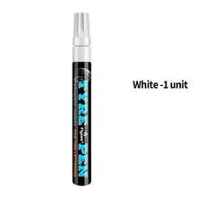 1pc Tire Pen, Tire Letter Shaped Pen, Waterproof, Fade-Resistant Graffiti Pen For Tire Decoration, Auto Paint Touch Up, Engine Screw Marking School Supplies, Back To School - Tire Paint Pen - View 24