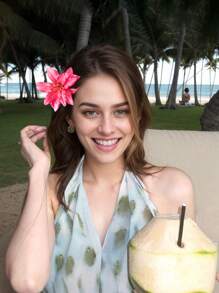 10 Stücke zufällige Farbe Frauen Hibiskus Haarclips, Hawaii Blumenclips, Pflaumenbüten-Schaum-Haarclips, Hawaii Tropen Party Dekorationen, Strand Schwimmbad Urlaubskleidung, Hawaii Party Zubehör Klauen Clips Haarclips Haarspangen