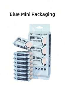 1/2/4/8/64packs [8 Sheets Per Pack]Of Mini Wet Toilet Paper Portable For Flushing Toilets, Wiping Buttocks With Wet Wipes, Cleaning Wet Wipes, Men's And Women's Personal Care - Fast Drying, Soft And Hygienic - Very Suitable For Home, Outdoor, Camping, And Travel - Multicolor - View 10