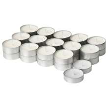 100 piezas de velas pequeñas minimalistas, suministros casuales para fiestas, velas blancas, rosas, rojas, con un tiempo de quemado de 1 a 4 horas, aptas para bodas y mesas de cena, creando una atmósfera romántica