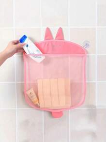 Hanging Bathtub Storage Basket, Organize Stylish Toys And Bathroom Accessories, Bathroom Accessories Bathroom Cartoon Mesh Hanging Bag Bath Toys Hanging Storage Bag Bathtub Bathroom Sundries Organizer Mesh Bag