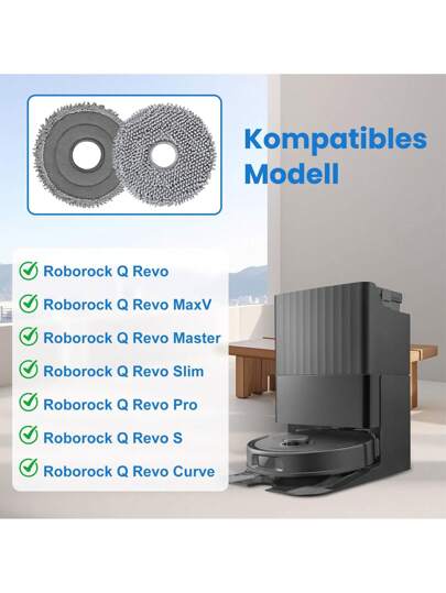 Wipes Replacement Parts Accessories Roborock Saros 10R Revo Qrevo MaxV Master Slim Pro Curve Robot Stofzuiger Cleaner Mop Cloths view 5