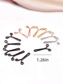 12 Stücke Metall U-förmige Schal Clips, Schalhalter