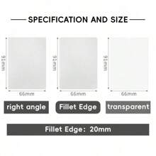 100 fundas protectoras de cartas, transparentes, perfectas para doble fundas, protectoras de cartas compatibles con MTG, TCG y otros juegos de cartas