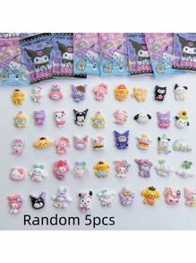 Sanrio 30/10pcs Cute Sanrio Hello Kitty Surprise Blind Bag, Small Gift Blind Box Prize Mini Simulation Cartoon Miniature Ornament, Suitable For Dollhouse, Aquarium, Interior Decoration, Birthday Gift, Valentine's Day Gift, Party Gift (Random Style)