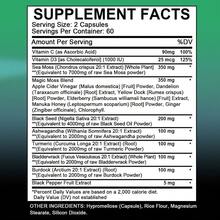 All-In-1 Sea Moss, Black Seed, Ashwagandha, And Ginger Supplement, 19, 445 Mg Extra Strength Immune Support Blend With Turmeric And Vitamin C - 120 Count - 120 viên nang - Xem 5