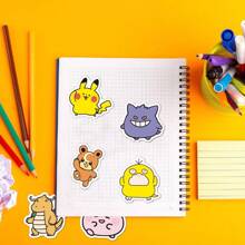 pokemon 50pcs Pokemon Stickers Small Size Children's Suitcase Computer Pokemon Waterproof Stickers Water Cup Tablet Greeting Card Decoration DIY Creative Stickers Surprise Gift Party Gift
