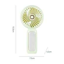1 Stück zweifarbiger unisex Paar USB Aufladelampe Hochgeschwindigkeits Mini Handventilator mit Schlüsselanhänger, schlichtes Design, geeignet als Geschenk, für Outdoor, Strand, Reisen, Sport, Zuhause, Büro und täglichen Gebrauch
