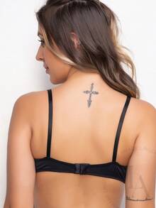 Traditional Basic Bubble Cup Bra Plain Microfiber Direct From Factory Comfortable - Blanco - Ver 2