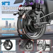 Folding Electric Bike For Adults, 48V 10/13/15AH Removable Battery, 20-25 MPH, 25-30 Miles Range, 14" Mini Ebike With Shock Absorption, Electric Bicycle For Men & Women, Commuting & Outdoo - 美規A型插(110-127V) - 查看 7