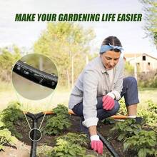 Flat Soaker Hose 100ft, Garden Hose With Heavy Duty Double Layer Design, Drip Irrigation Hose Saves 80% Water, Leak Proof Sprinkler Hose For Garden, Lawn, Vegetable Plot (50ft X 2) - 25英尺 - 查看 4