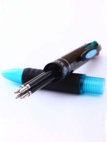 4支装炫彩四合一伸缩笔 - 0.7毫米四色凝胶墨水圆珠笔，握感舒适，适用于护士、学生和办公用品 - 书写流畅，持久耐用，是返校季和开学季必备的学校用品，也是送给同学和朋友的绝佳礼物。学校用品，返校季