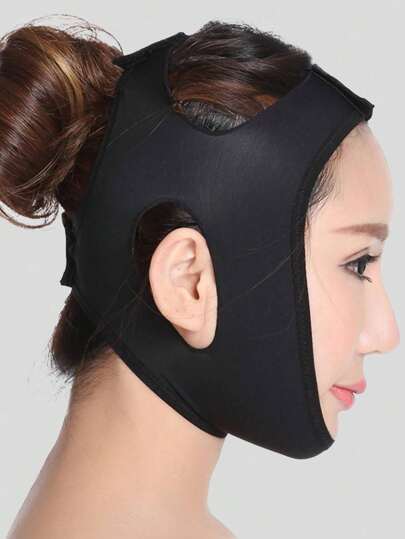 V-Shaped Mask Strap-Facial Bandage, Suitable For Home/Sleep/Exercise/Yoga Multi-Occasion Use. They Are Made Of Skin-Friendly Material, Light And Breathable.