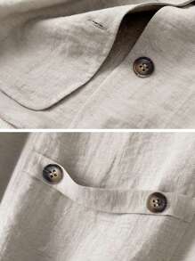 Set di canotta e pantaloni in lino casual da donna, ideale per primavera/estate