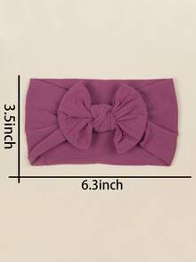 5 件/套儿童发带 - 新款尼龙柔软舒适头带 - 可爱婴儿配饰 - 弹性不会损坏头发 - 时尚可爱的发饰