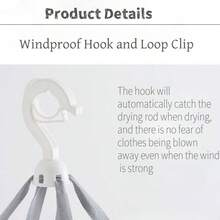 1件家用晾衣篮双折叠网状晾衣篮衣服晾晒篮晾衣网毛衣内衣网晾衣架袜子晾晒篮晾衣网平板晾衣架多功能网状干衣机适用于各种衣服晾衣架 - 彩色 - 查看 6