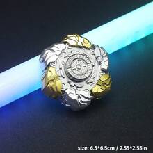 1pc Gyro-Mecha - Whirlwind Gyro -Finger Spinner All Metal - Rotation Stress Relief Toy - Finger Gyro - Toy - Gift - Holiday Gift - Christmas Gift - Perfect Gift - Multicolor - View 10