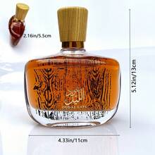 OUD AL LAYL Men's Perfume - Alcohol-Free Citrus And Oriental Blend, Male Hormone Boosting Fragrance, Middle Eastern Dubai Noble Luxury Design, 3.4 Oz/100 Ml Personal Use And Gift, Luxurious Gold Packaging, Exotic Fragrance - 1PC - View 6