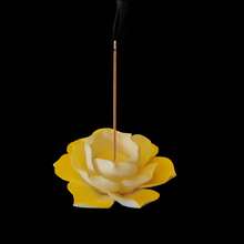 1pc Ceramic Lotus Flower Incense Burner, Incense Holder, Floral Aroma Diffuser, Spiritual Relaxation Home Decor, Suitable For Home, Office, Bedroom, Living Room, Multiple Colors Available - Lotus Incense Holder - View 11