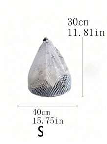 1pc Laundry Wash Bag With Drawstring And Honeycomb Mesh For Delicates, Thick Fine Mesh Washing Machine Bag, Hanging Mesh Laundry Hamper, Multi-Functional Clothes Storage Mesh Bag, Wall-Mounted Changing Clothes Bag, Large Dirty Clothes Storage Laundry Bag For Bathroom, Apartment, RV, College Dorm, Laundry Organization For Bathroom Bedroom Travel Essentials Travel Accessories Vacation Summer Holiday Back To School