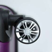 26" Lightweight Hard Shell Cabin Suitcase | Check In Case | Durable Carry-On Luggage With TSA Lock & Detachable Wheels - White - View 5