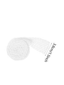 1m/2m/5m White Mesh Net Tube, Elastic Meat Net Roll, Suitable For Beef, Sausage, Ham, Durable Kitchen Smoked & Cooking Accessory