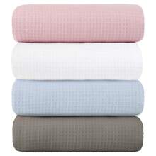 100% Cotton Texture Bath Towels - Set Of 4, Soft And Thick Absorbent Waffle Weave Towels Perfect For Daily Use
