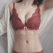 Top And Bottom Set, Pure Color Flower Print Romance, Ancient Palace Leisure, Simple Romance, French Mature Charm, Elegant Lace Bra And Shorts Set, All Season Compatible, Non-Wire, Super-Puffy Bra, Cleavage Make-Up, Beautiful Chest, Back, Neat Correction Bra, Side High Breast Enhancement, Sexy Underwear Set