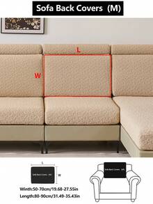1件装弹力沙发套，四季通用防滑防水全覆盖加厚面料沙发座垫套，可机洗沙发毯，深灰色防尘防污宠物友好型保护套，可调节尺寸，适用于卧室、办公室、客厅L型及1/2/3/4座沙发