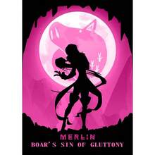 1 件日本动漫七宗罪可爱帆布画海报儿童房间客厅复古抽象艺术家居墙壁装饰图片礼物可选框架